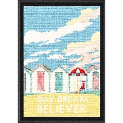 Bothy Threads Vintage Beach Huts Counted Cross-Stitch Kit
