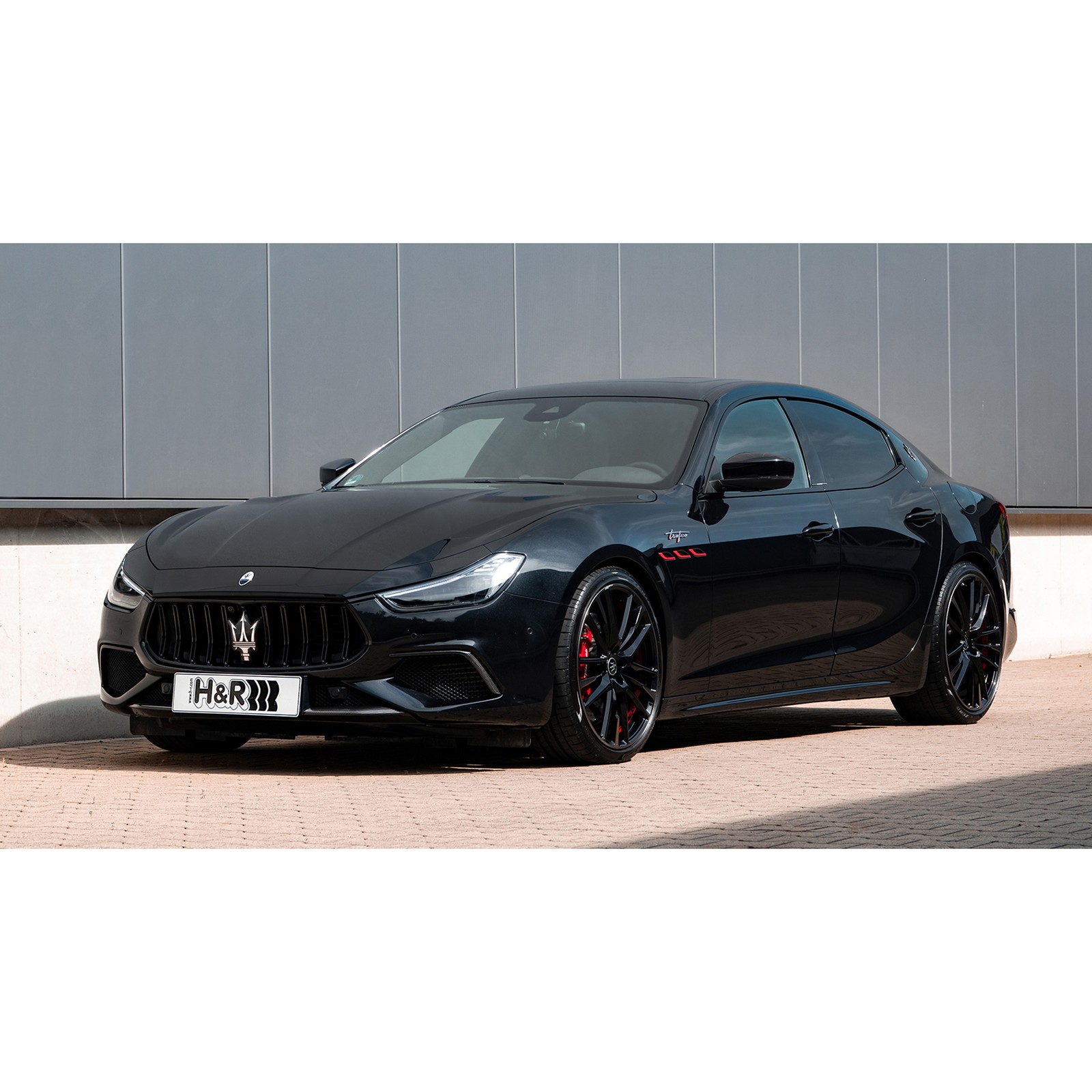 H&R 28801-1 Lowering Front Rear Springs for 2014-19 Maserati Ghibli M157 3.0 2WD