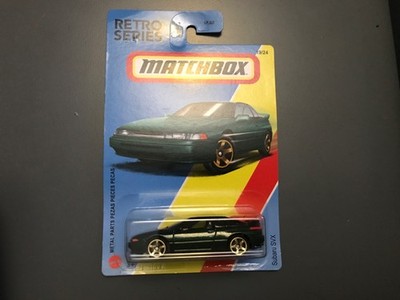 Neu Sealed Matchbox Retro Series 2022 Green Subaru Long Card