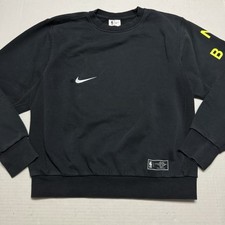 Nike Men's NBA Team 31 Courtside Fleece Sweatshirt In Black Size: Small