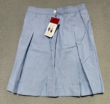 NEW Dennis Uniform Girls Pleated skirt Blue Pinfeather M G12 L913