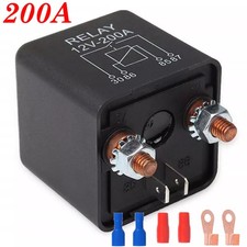 12vdc 200 Amp 4pin Automotive Relay Switch Car Starter Heavy Duty Split Charge 12vdc 200 Amp 4pin Automotive Relay Switch Car Starter Heavy Duty Split Charge
