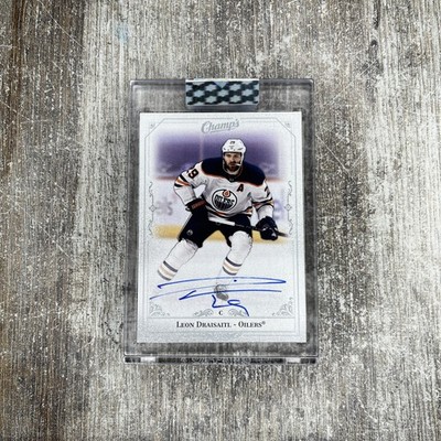 2020-21 Upper Deck  Leon Draisaitl Champs Auto