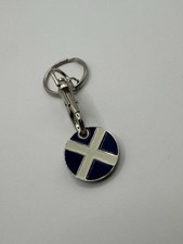Scotland Keyring Scottish Flag Pound Coin Trolley Keychain Souvenir