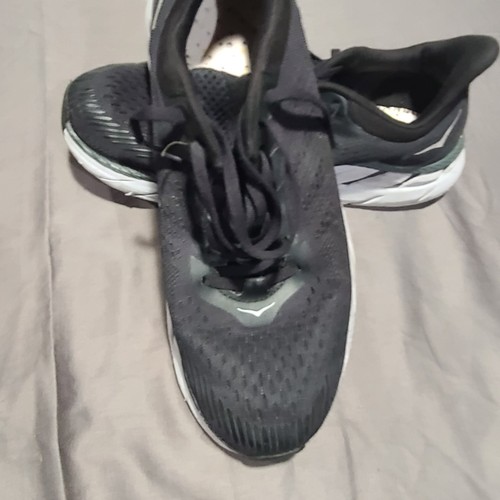 Scarpe Hoka One One Clifton 7 uomo taglia 9 nero bianco running senza solette - Foto 18 di 19