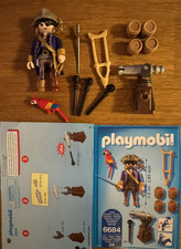Playmobil 6684 Piratenkapit&auml;n mit Kanone Papagei - ohne OVP