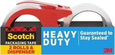 Heavy Duty Packing Tape 1.88 in x 54.6 yd 2 Disp. Rolls
