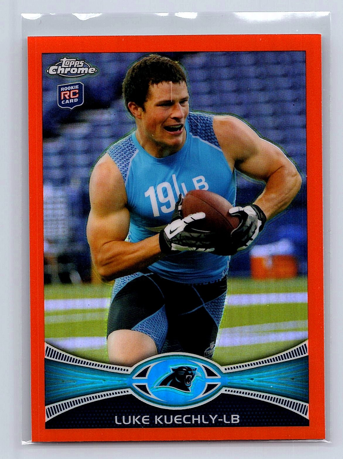 Luke Kuechly 2012 Topps Chrome #45 Orange Refractors