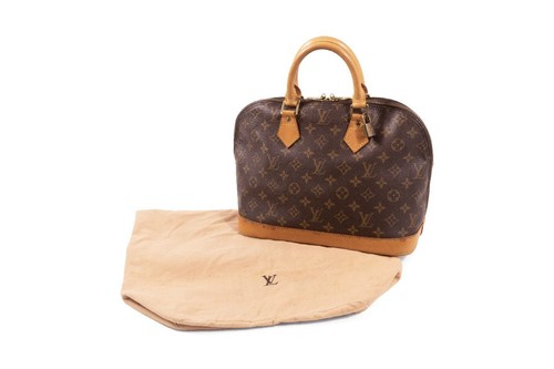 LOUIS VUITTON Alma PM M51130 Bolso de Mano Monograma Lona Cuero Marrón Dorado - Imagen 10 de 10