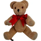Canterbury Bears 1989 Collectable Teddy Red Ribbon UK Made