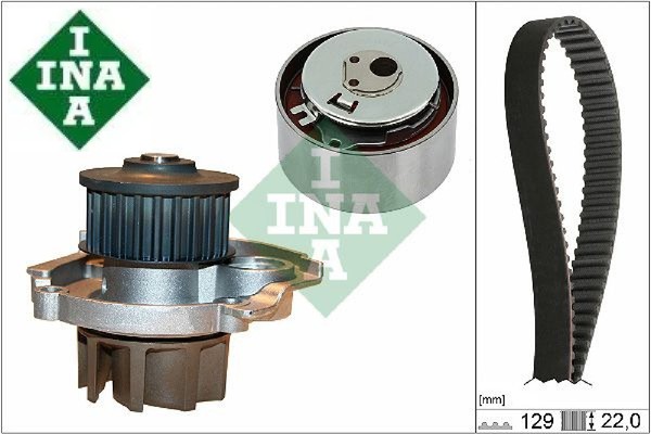 INA 530046230 Wasserpumpe + Zahnriemensatz Zahnriemensatz Und Wasserpumpe-image