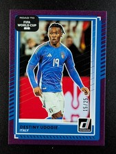 2025-26 Panini Donruss FIFA DESTINY UDOGIE 15/25 Purple Veterans Italy #121