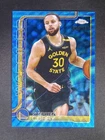 2025-26 Topps Chrome Stephen Curry #201 Blue Wave Refractor /150