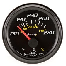 Equus Water Temperature Gauge 6232 6000 Series 130-280 Deg 2 In. Mechanical