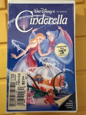 Walt Disney s Classic Cinderella VHS - #410 1988 New, Sealed