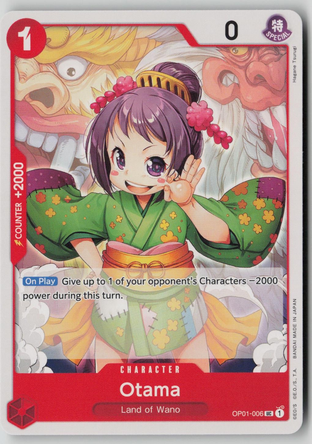 Otama OP01-006 One Piece Romance Dawn Uncommon Near Mint