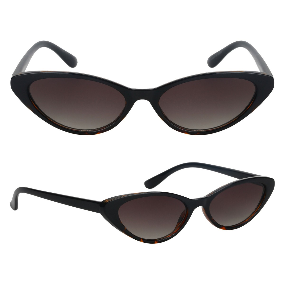 Super Narrow Thin Cat Eye Sunglasses Fashion Women Glasses Plastic