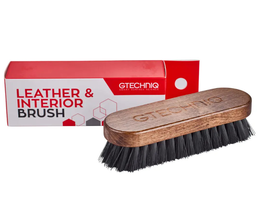GTECHNIQ LBS Leather & Interior Brush ideal for car seats and interior detailing