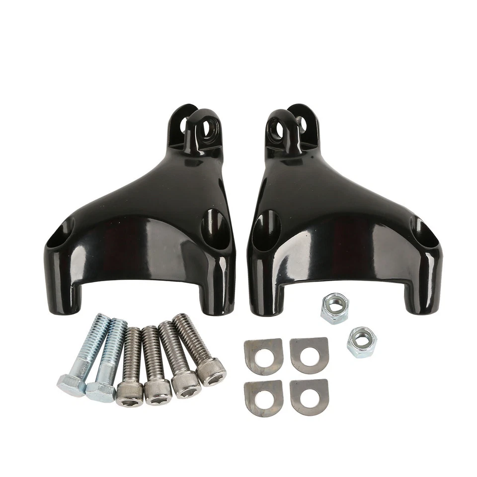 estriberas traseras de pasajero montaje para Harley Sportster 883 1200 2004-2013 Foto 3 de 4