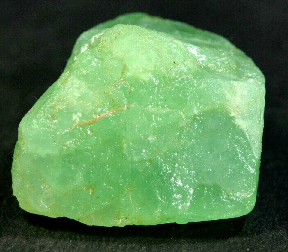 Muestra de faceta de fluorita colombiana verde natural de 359,55 quilates áspera certificada AGL Foto 3 de 4