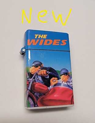 VINTAGE 1992 REFILLABLE THE WIDES CAMEL LIGHTER ''RIDE ON THE WIDE SIDE''