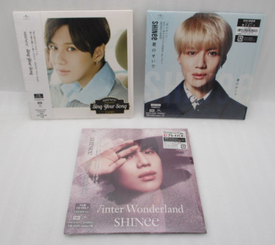 SHINee 3CD Winter Wonderland & Kimi no Sei de & Sing Your Song Limited TAEMIN