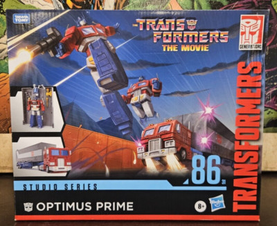 OPTIMUS PRIME The Transformers The Movie Studio Series 86 31 Commander Class NIB