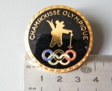 insigne badge broche Officiel JO de Grenoble 1968