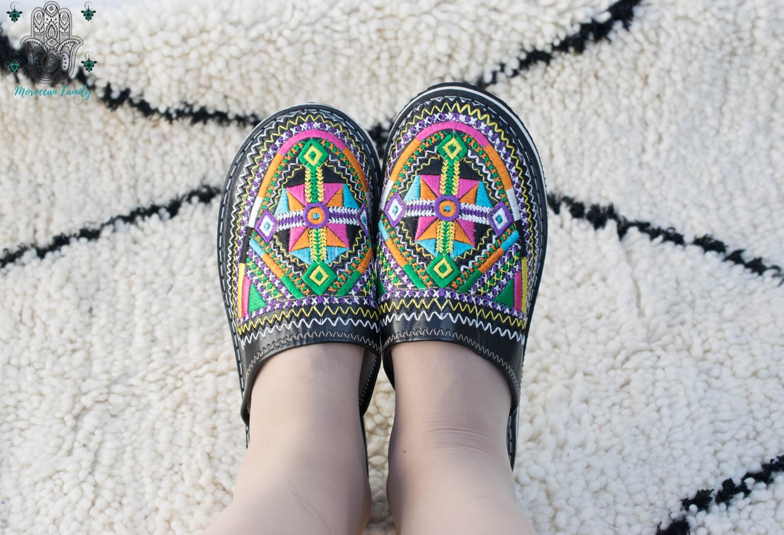 PANTOFOLA D’ORO Scarpe marocchine ricamate damigella d'onore pantofole berbere in pelle babouche