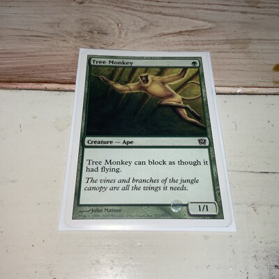Magic The Gathering - CCG - BAUMAFFE, KREATUR + SCHUTZHÜLLE