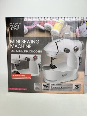 Easy Home Mini Sewing Machine Foot Pedal Ac Adapter Included  2 Speeds NIB