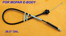 For Mopar LONG THROTTLE ACCELERATOR CABLE E-Body Plymouth Cuda Dodge Challenger