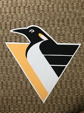 1995-2001 PITTSBURGH PENGUINS 14" X 14”HOCKEY JERSEY JACKET PATCH NHL NEW
