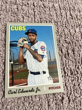 2019 Topps Heritage Carl Edwards Jr. #318 Chicago Cubs Baseball Card
