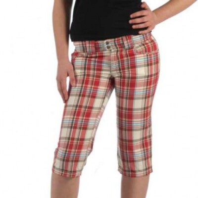 Drunknmunky Damen 3/4 Hose Gr 36 Capri Short
