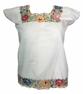 New White Hand Made Embroidered Dress Mestiza S | eBay New White Hand Made Embroidered Dress Mestiza S | eBay