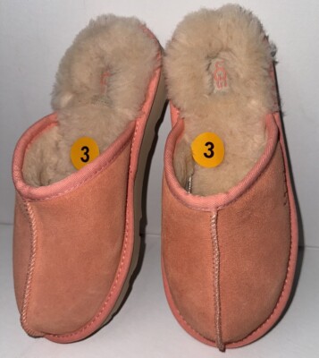 New Authentic UGG Little Kids Keegan Slide Slipper Peach Size 3 | eBay display picture 1