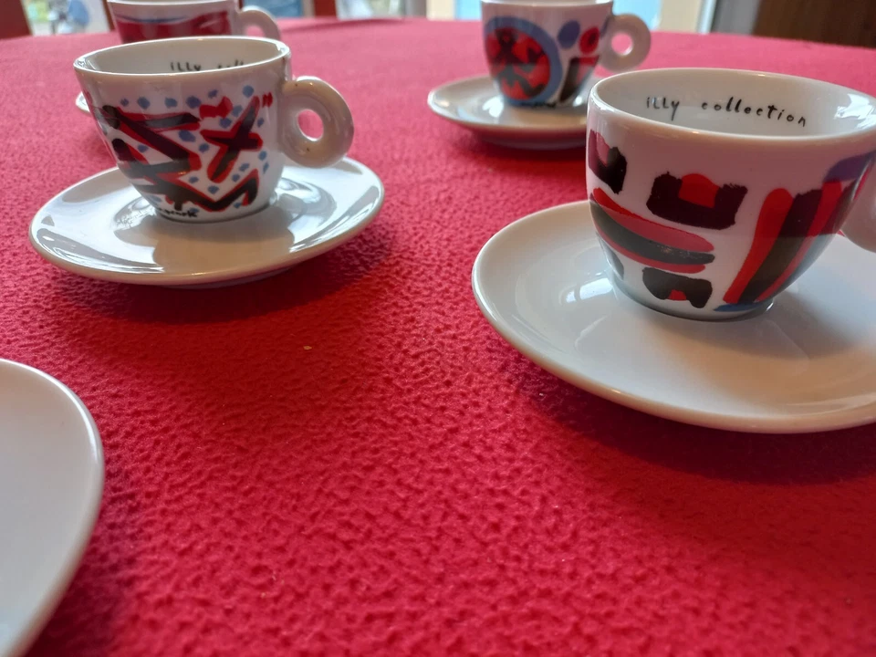 6 Tasses ILLY - collection 1997 A.R. PENCK - Photo 3/4