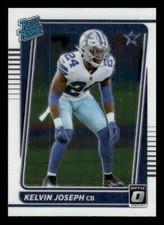 2021 Donruss Optic #250 Kelvin Joseph Rookie Dallas Cowboys