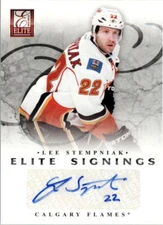 2011-12 Elite Signings #58 Lee Stempniak Auto - NM-MT