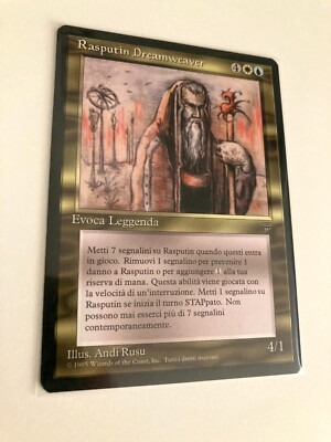 MTG Rasputin Dreamweaver from Legends Italian Magic Multi-color
