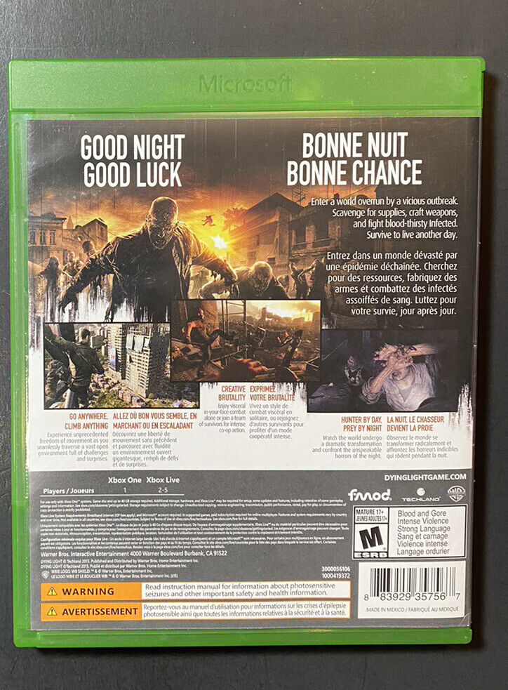 Jogo Dying Light - Xbox One