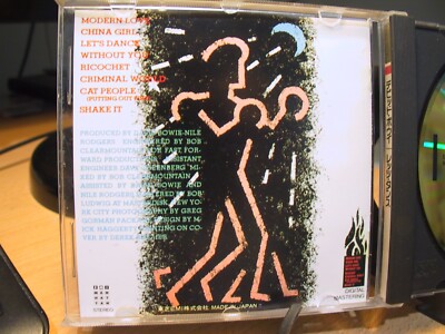 CP43-5772 24k Gold CD David Bowie Let's Dance Mint Japan Eternity