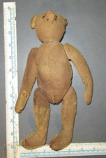 ANTIQUE STEIFF JOINTED BEAR w/ Long F BUTTON