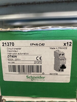 Schneider Electric Acti9 DT40N Leitungsschutzschalter   40A   C   A9N21370