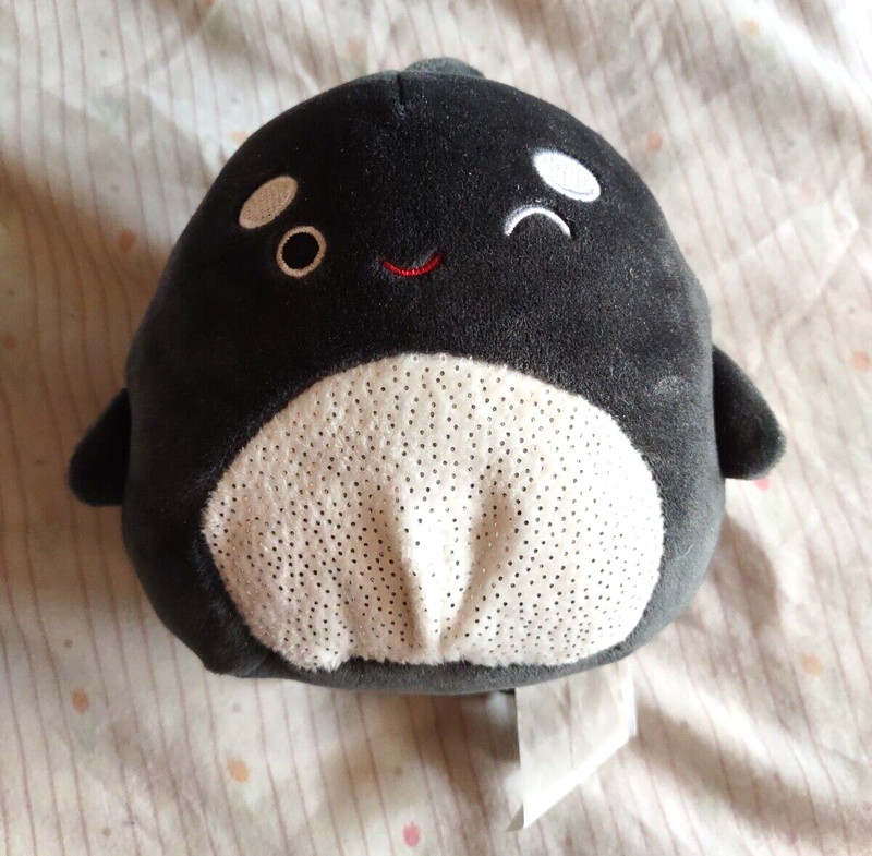 Plush Squishmallows Kai Orca Whale 4 1/2" From 2022