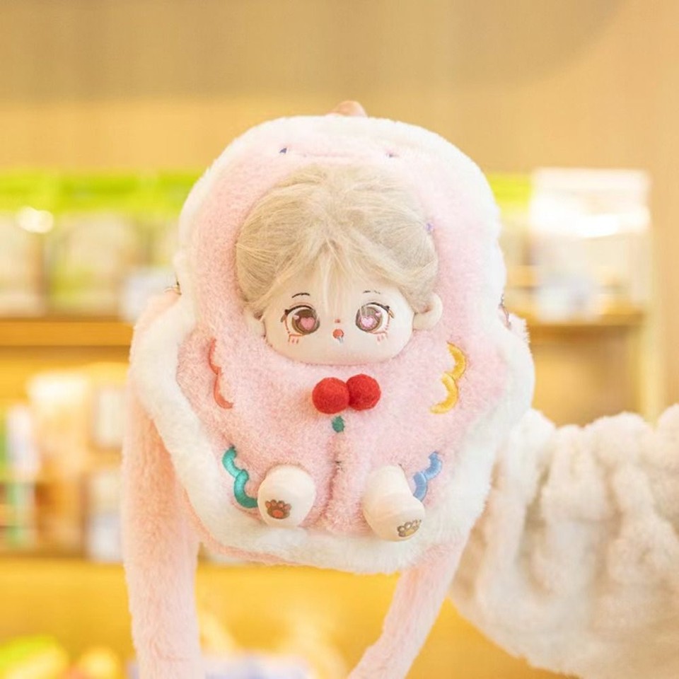 Cute Cotton Doll Bag Cartoon Outdoor Bag New Shoulder Bag for 20cm
