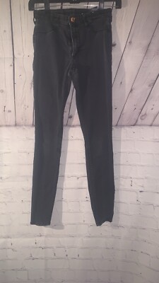 Black Stone Washed Jeans Size 16
