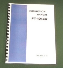 Yaesu FT-101ZD Instruction Manual - Premium Card Stock Covers  28 LB Paper 