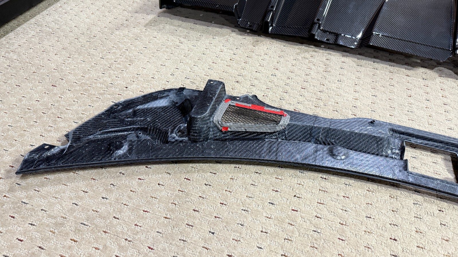 Lamborghini Aventador CARBON FIBER Rear Diffuser/Luggage Compartment Covers *NEW